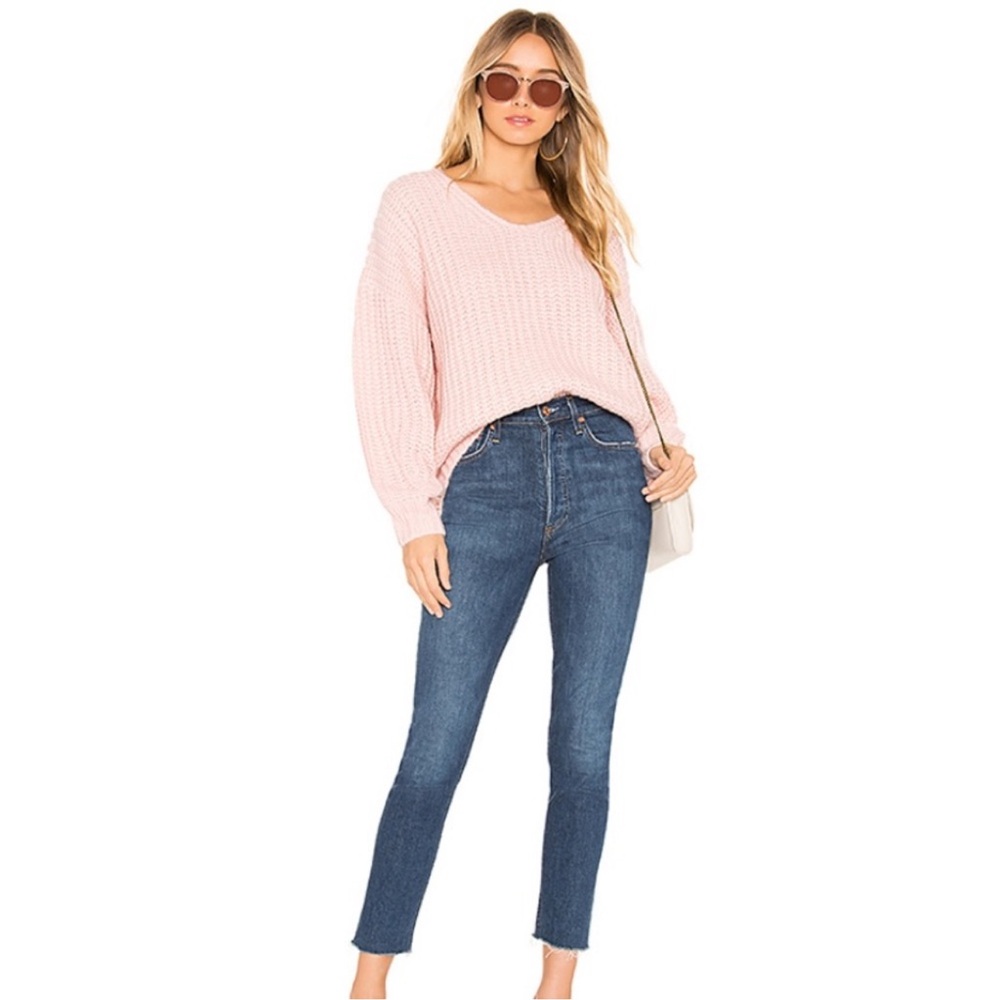 Rebecca Minkoff Dorit Oversized Sweater in Pink - M